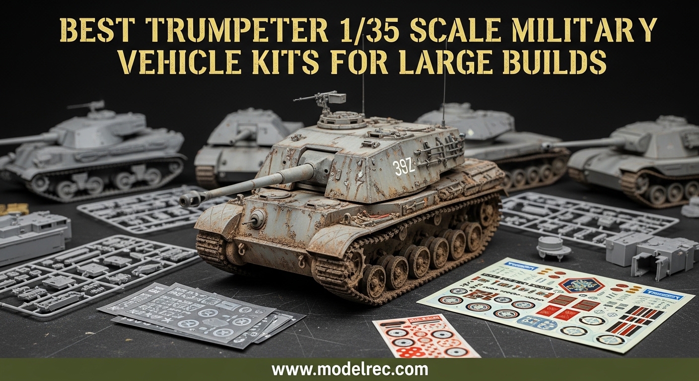 Best Trumpeter 1/35 Scale Military Vehicle Kits for Large Builds