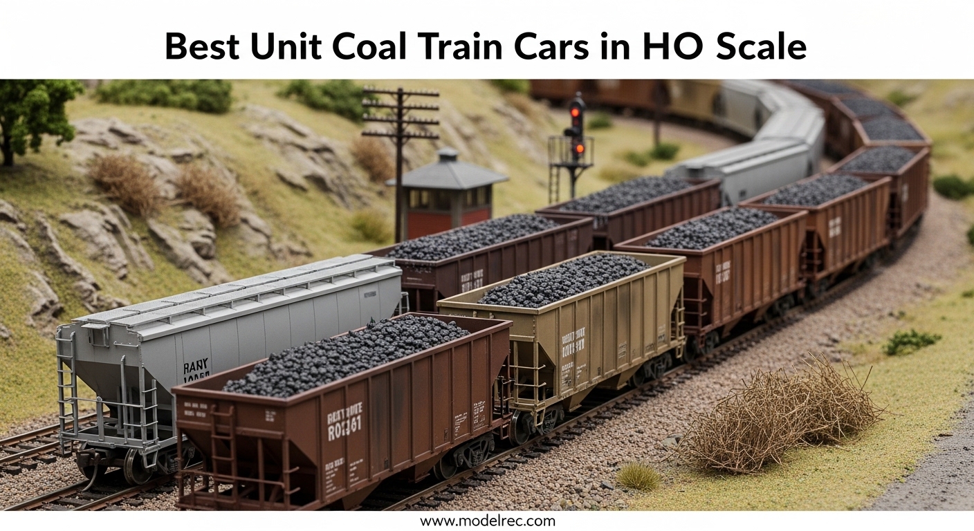 Best Unit Coal Train Cars in HO Scale