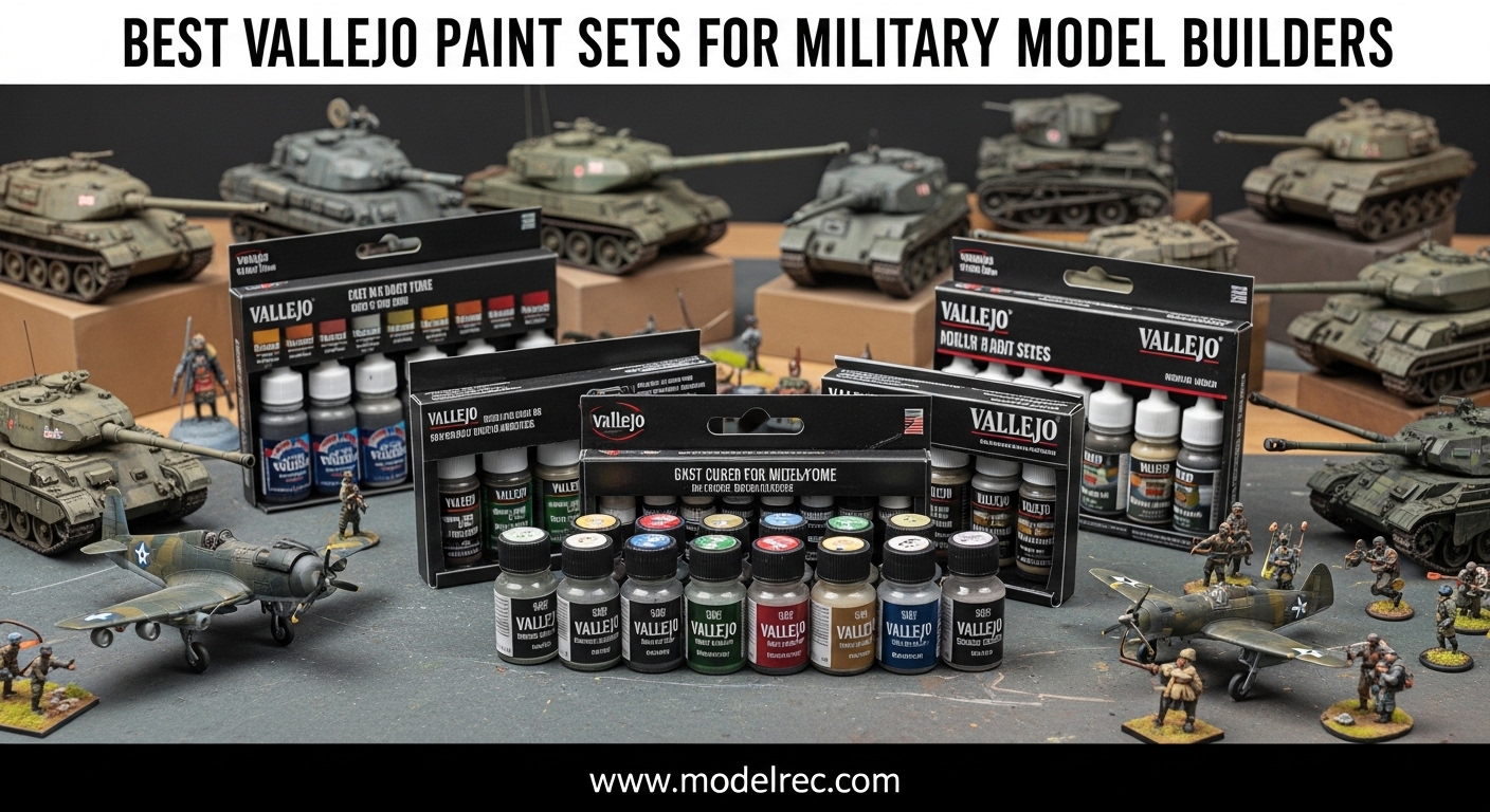 Best Vallejo Paint Sets for Military Model Builders
