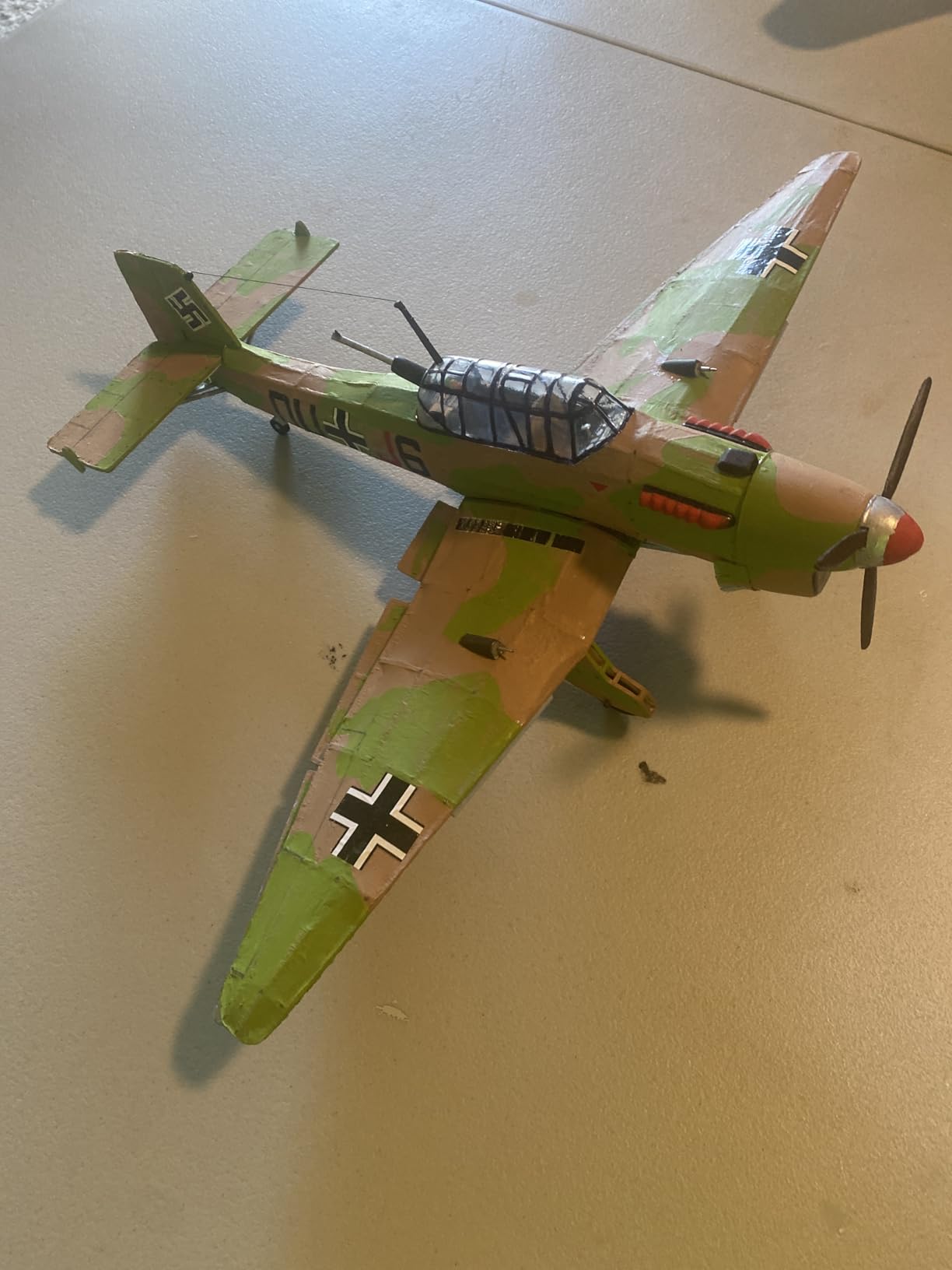 Guillow's Junkers JU 87-B Stuka Model Kit Small customer photo 2
