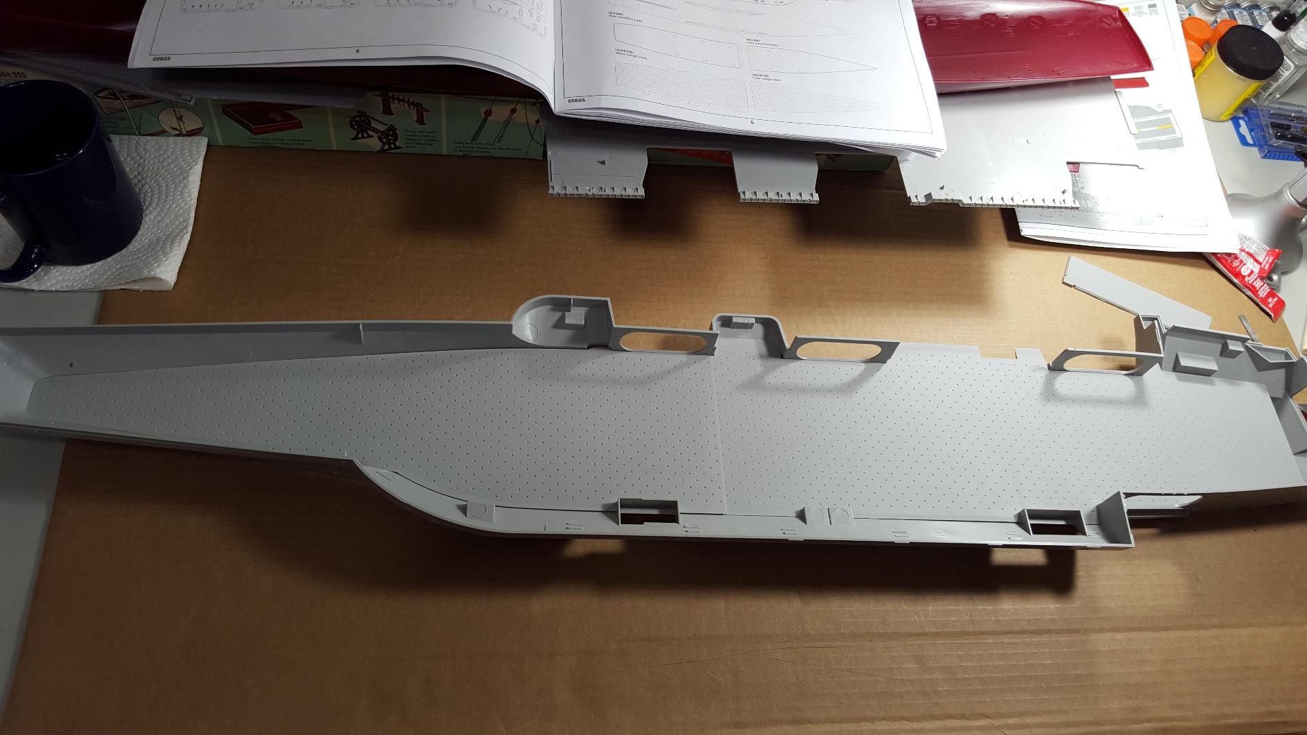 Trumpeter Scale Models 05605 1/350 USS Nimitz CVN68 customer photo 2