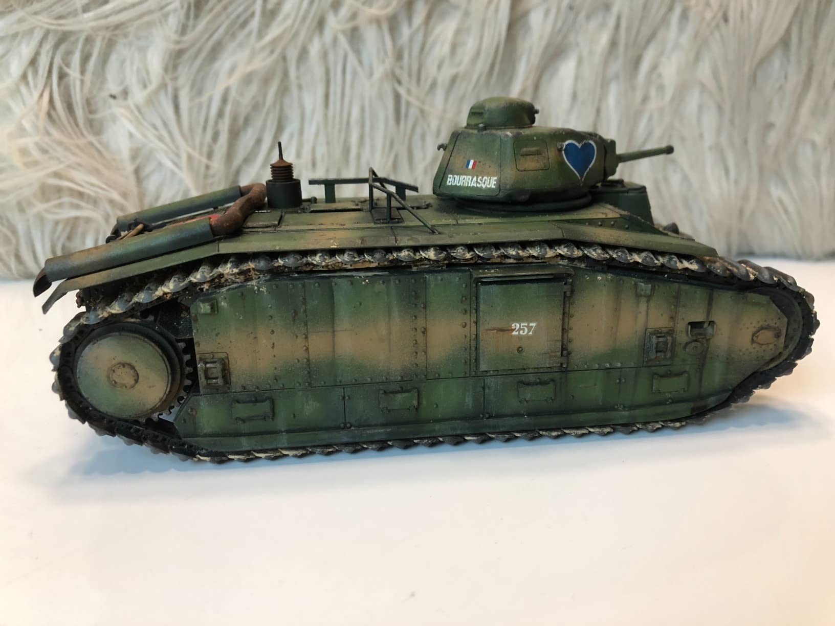 Tamiya 1/35 French Battle Tank B1 BIS Model Kit customer photo 5