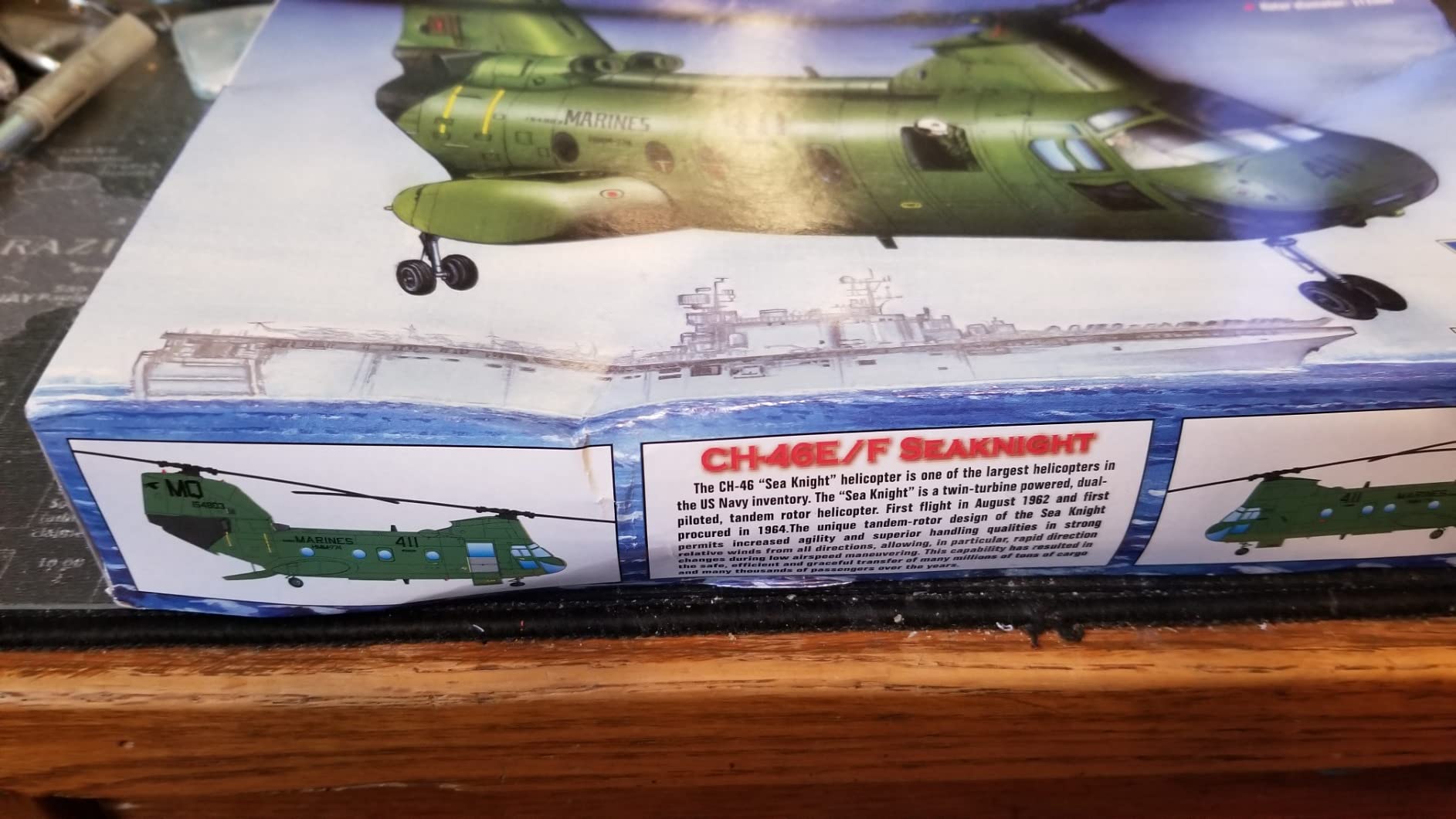 Hobby Boss American CH-46F Sea Knight Airplane Model Building Kit customer photo 2