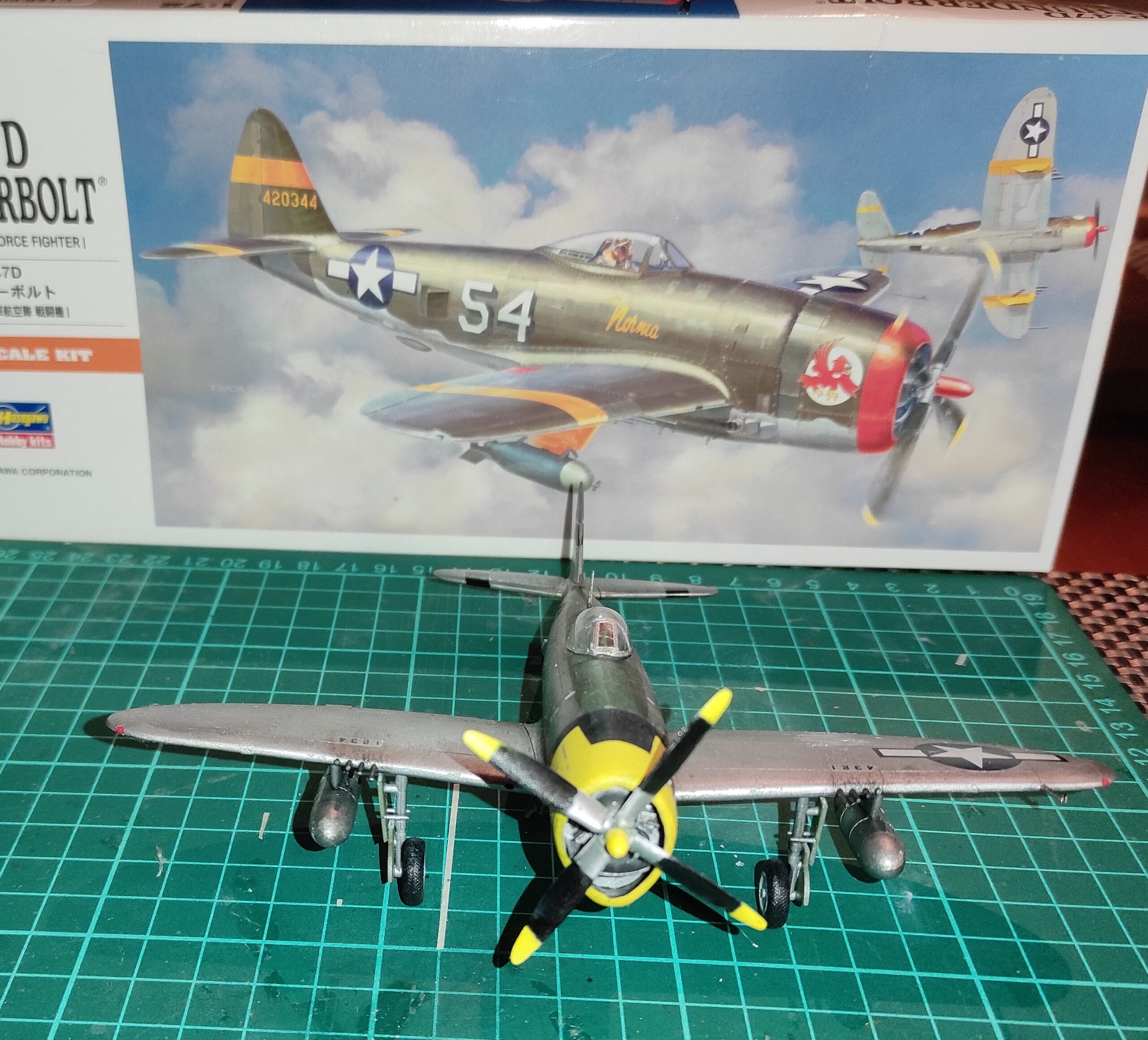 Hasegawa 1:72 Scale P-47D Thunderbolt Model Kit customer photo 2