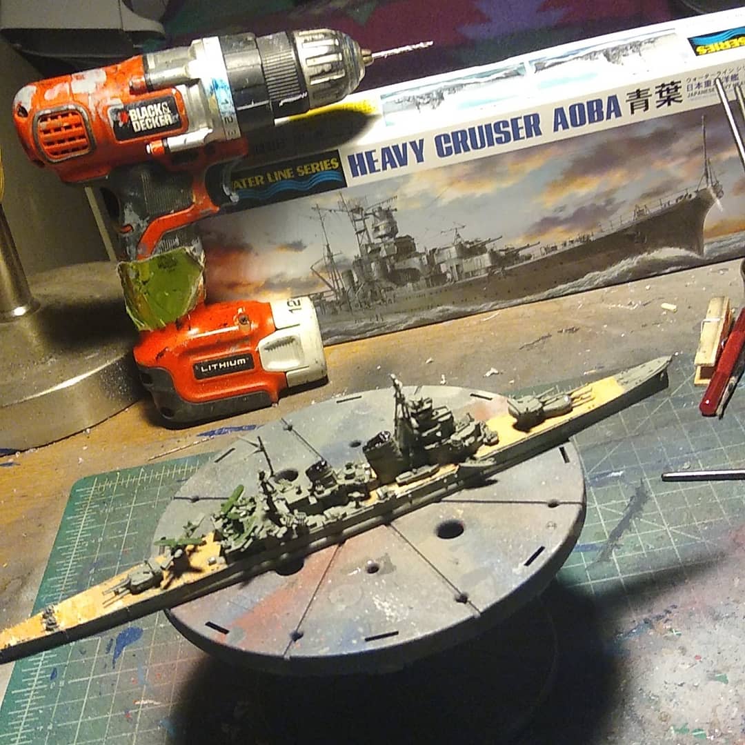 Hasegawa 49347 1/700 Japanese Navy Heavy Cruiser Aoba Waterline Model Kit customer photo 1