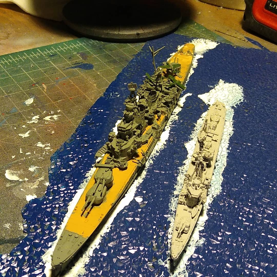 Hasegawa 49347 1/700 Japanese Navy Heavy Cruiser Aoba Waterline Model Kit customer photo 2