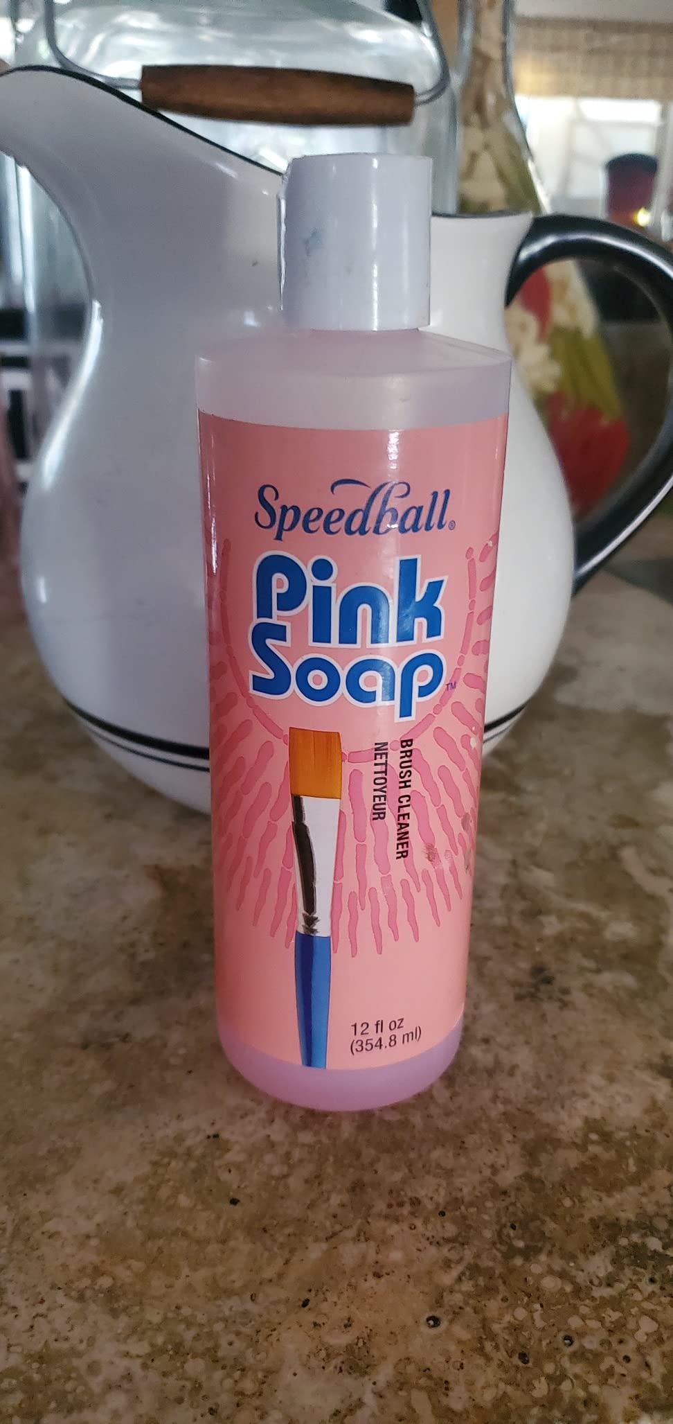 Pink Soap 12-Ounce Brush Cleaner and Conditioner (00132-66) customer photo 2