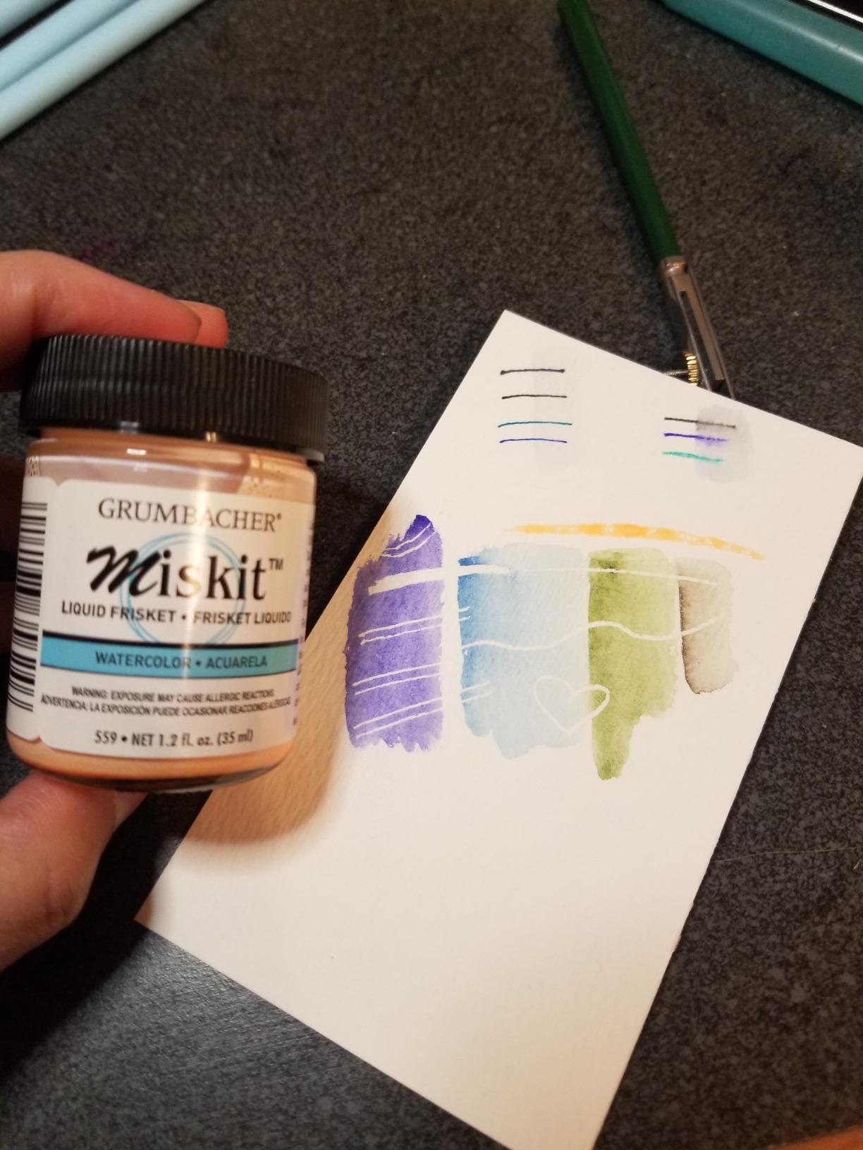Grumbacher Miskit Liquid Watercolor Frisket, 35ml/1.2 oz customer photo 2