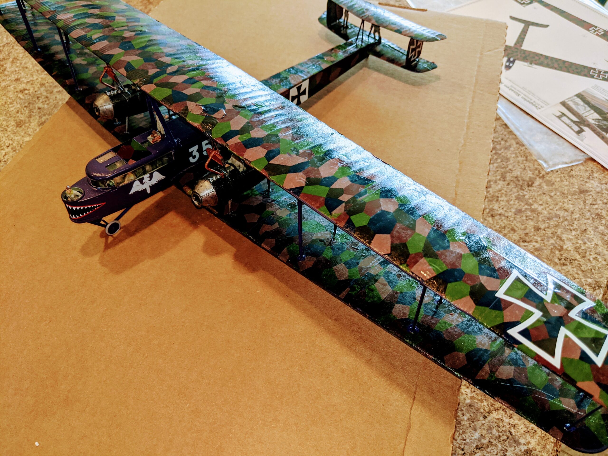 Roden Zeppelin Staaken R. VI German Heavy Bomber Airplane Model Kit customer photo 1