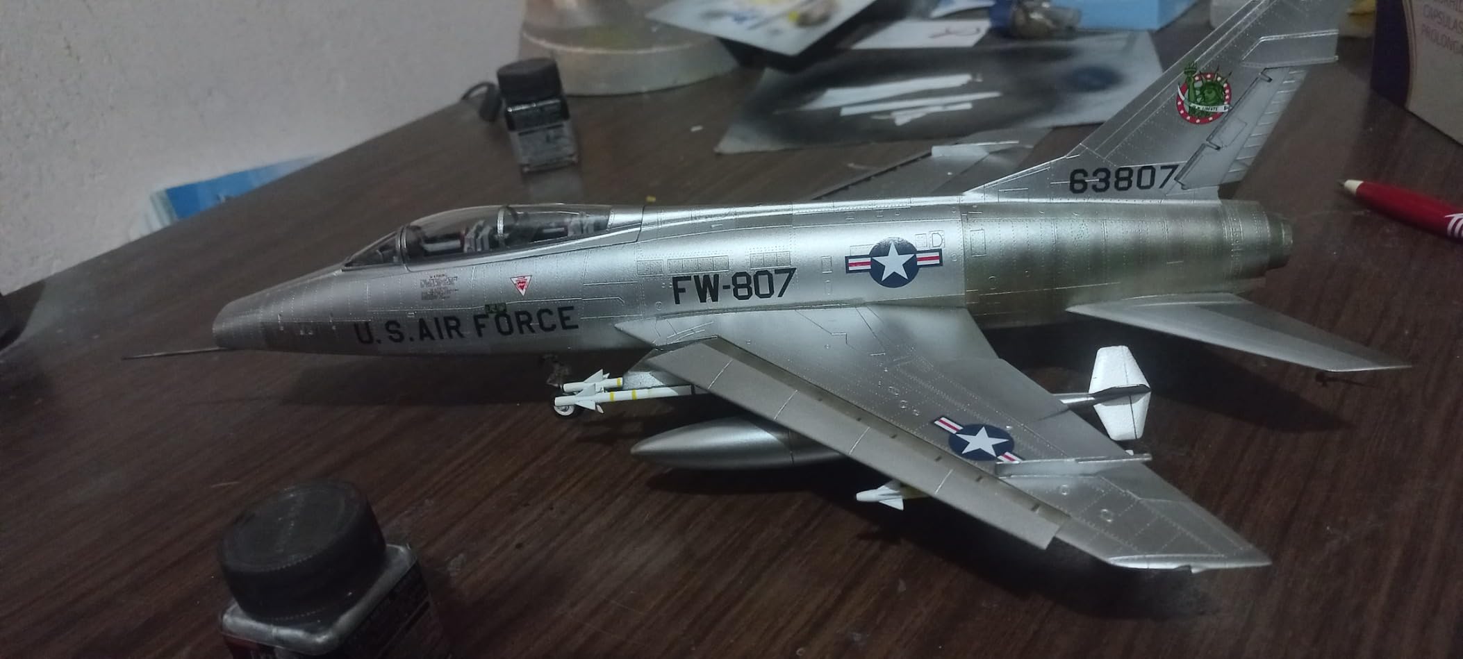 Trumpeter 1/48 F100F Super Sabre Fighter Model Kit customer photo 1
