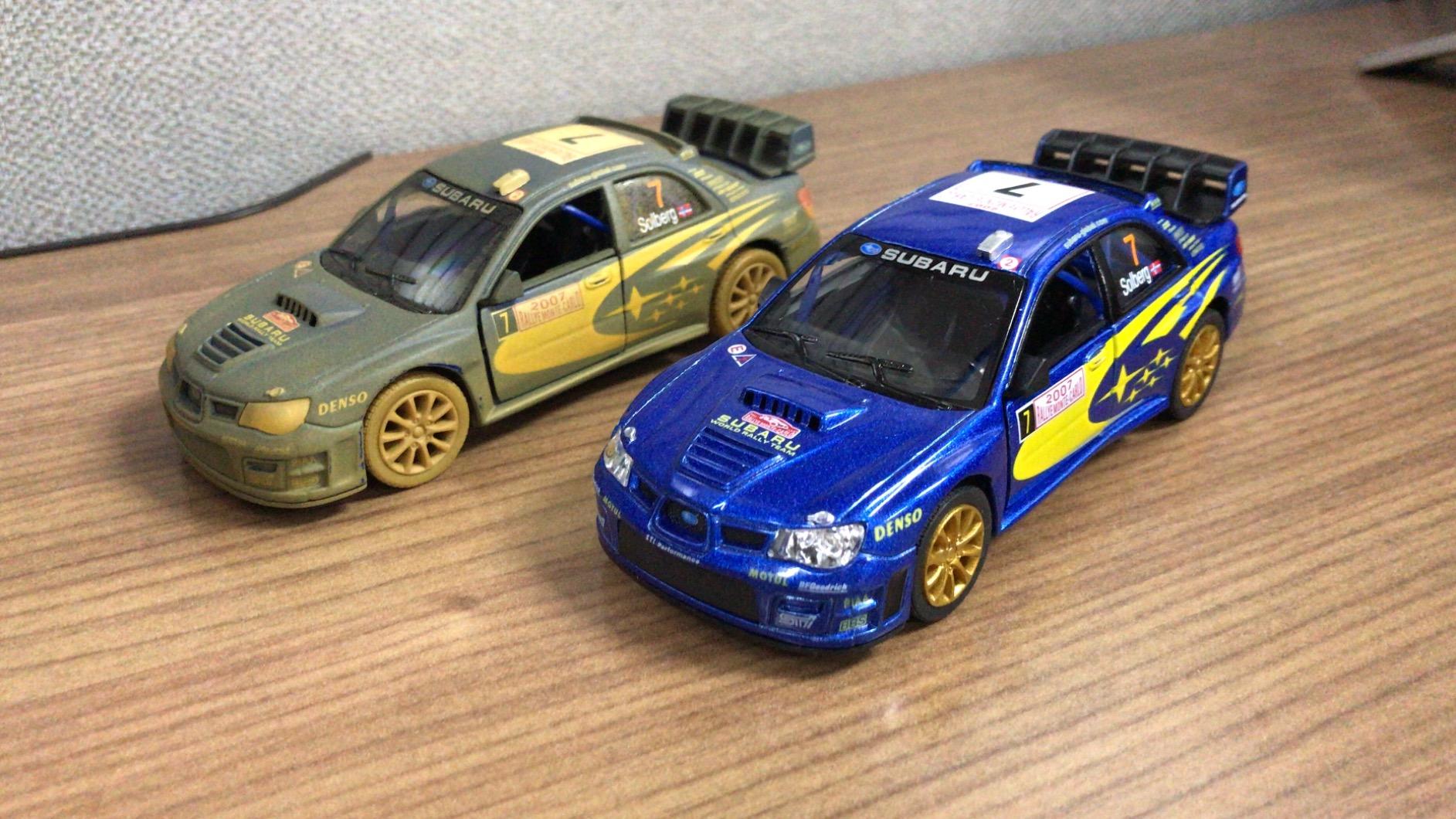 KiNSMART 2007 Subaru Impreza WRC Racing Edition 5 Inch 1:36 Scale Die Cast Metal Model Toy Race Car customer photo 2