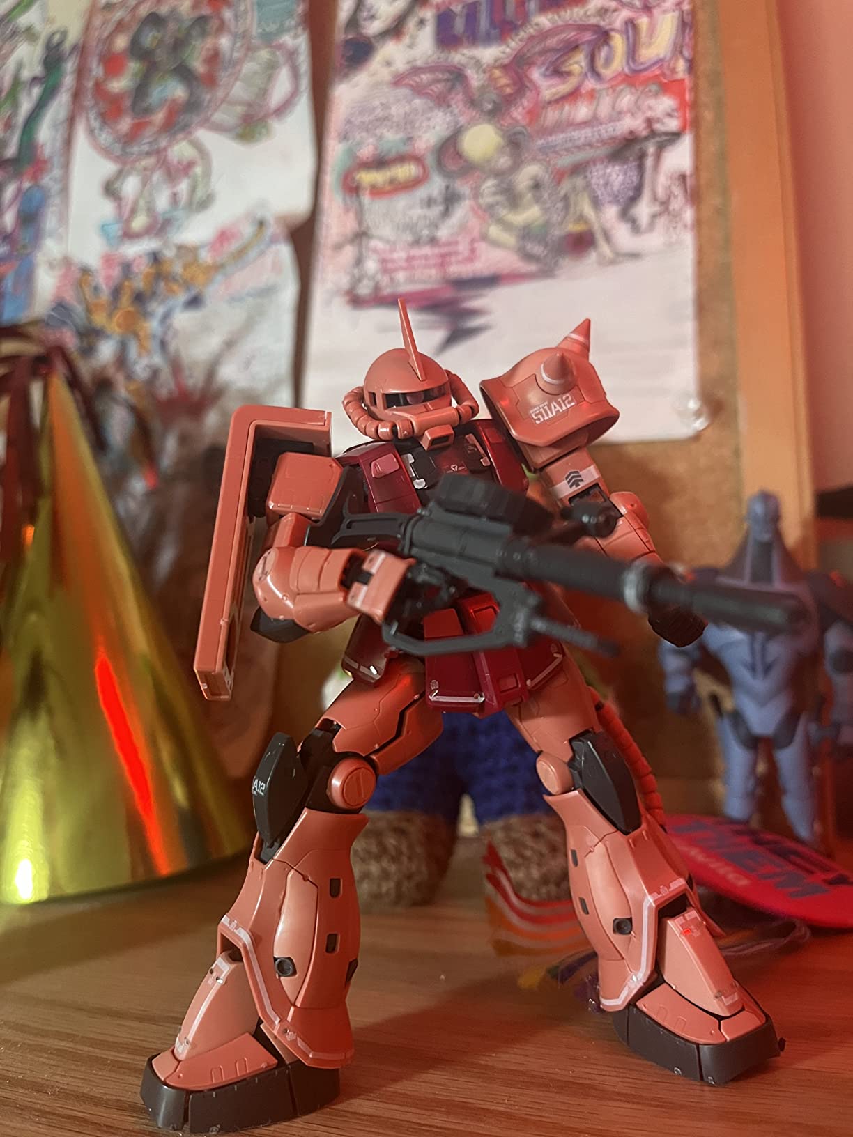 Bandai Hobby - Mobile Suit Gundam - #2 MS-06S Char's Zaku II, Bandai Spirits RG 1/144 Model Kit customer photo 2