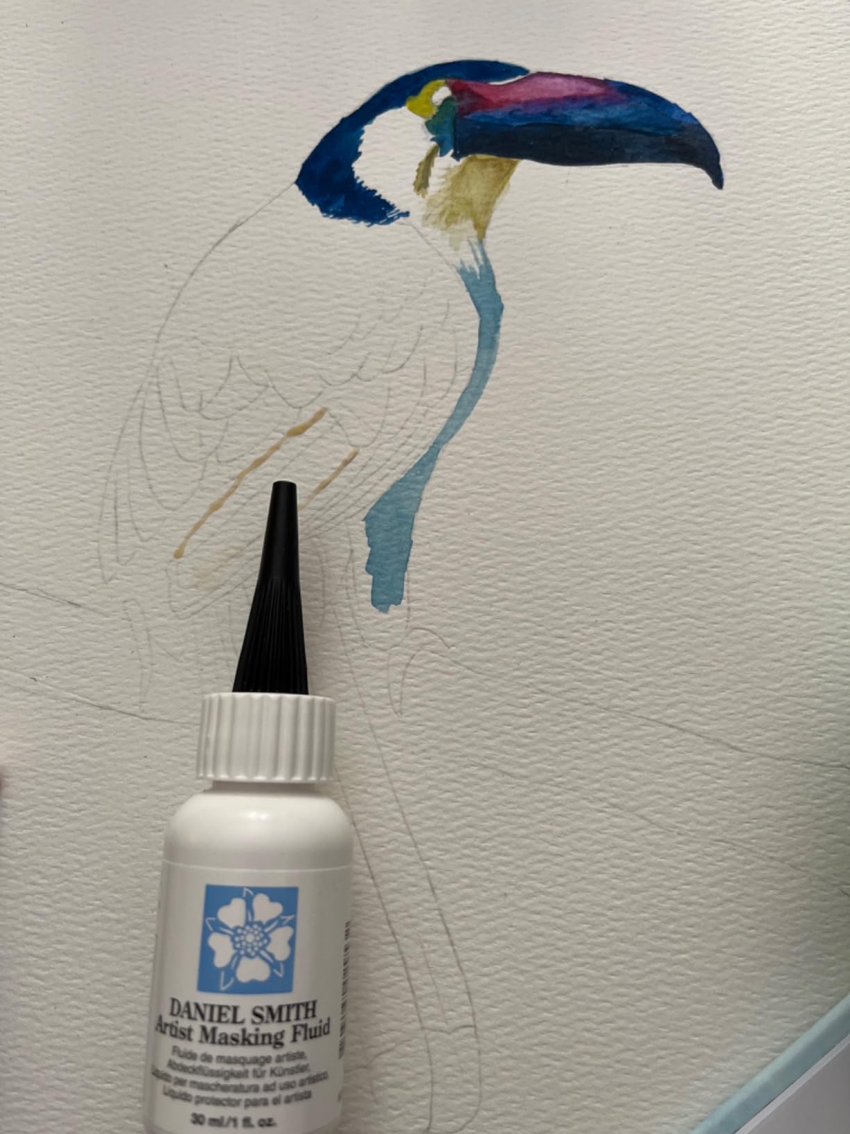 DANIEL SMITH 1oz Bottle with 5 Applicator Tips, Artist Masking Fluid customer photo 1