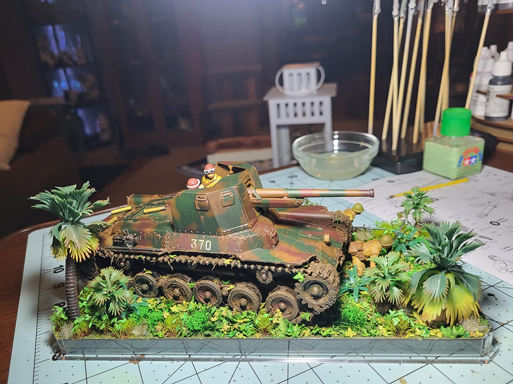 Tamiya 300035344 1:35 French Somua S35 Military Tank Green customer photo 2