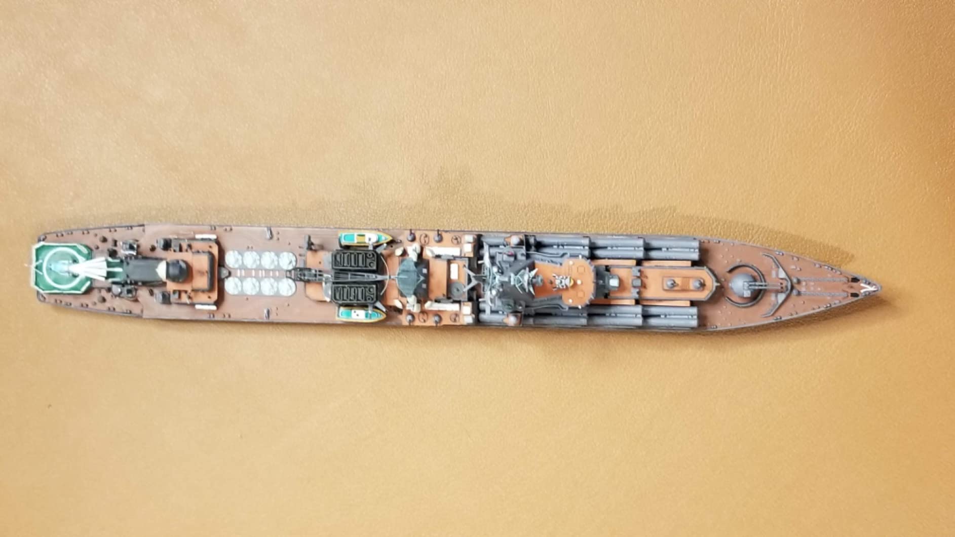 Russian Navy Slava Class Cruiser Moskva Building Kit customer photo 2