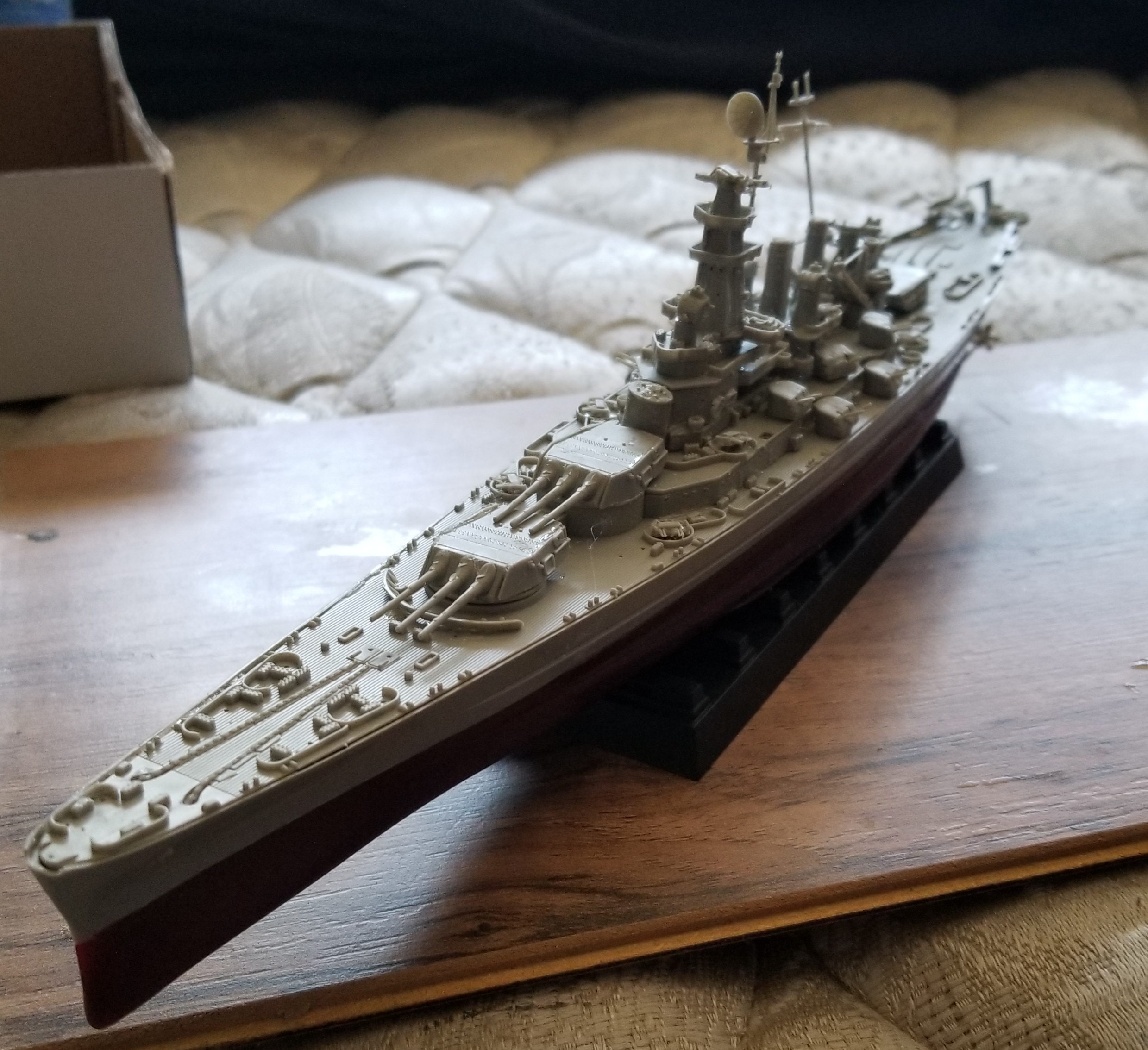 Trumpeter 1/700 USS North Carolina BB55 Battleship Model Kit customer photo 3