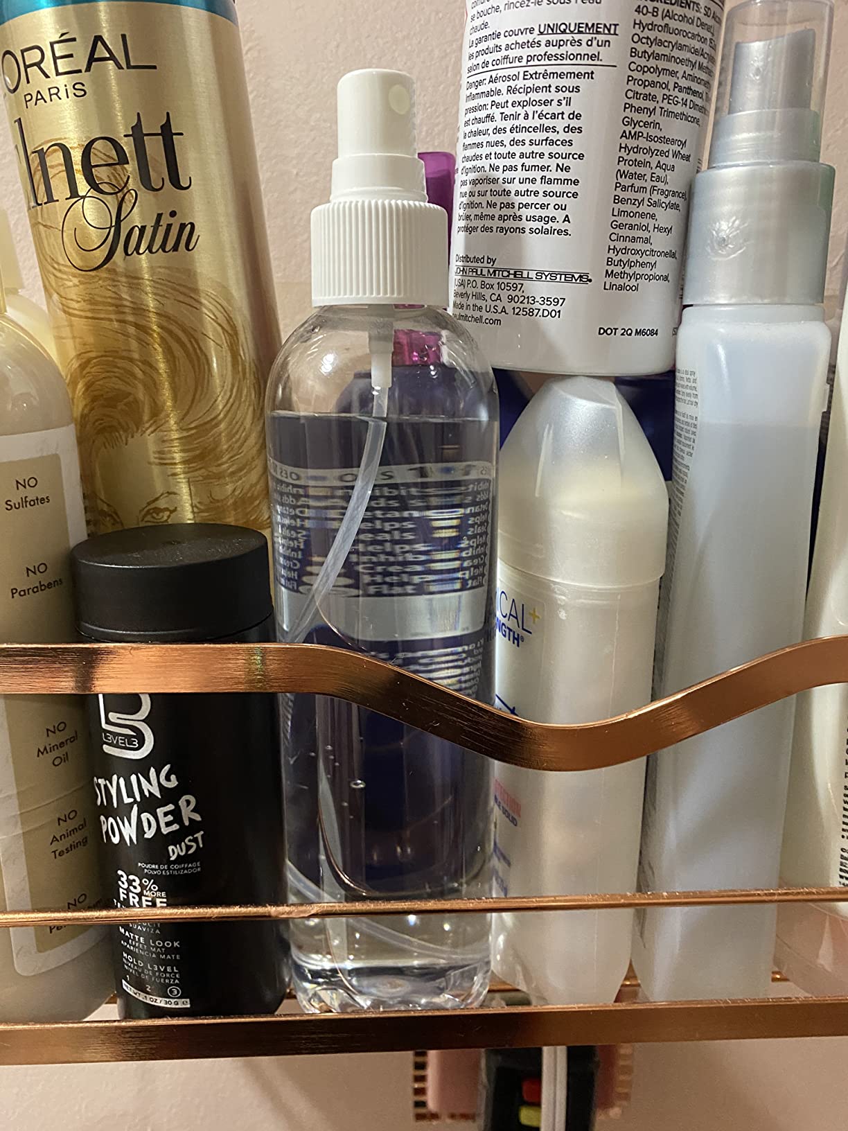 L'Oreal Paris Elnett Unscented Hairspray, up to 72-Hour Extra Strong Hold Formula with Humidity Resistant Frizz Control, Hairspray with Soft, Brushable Finish, 11 oz customer photo 1