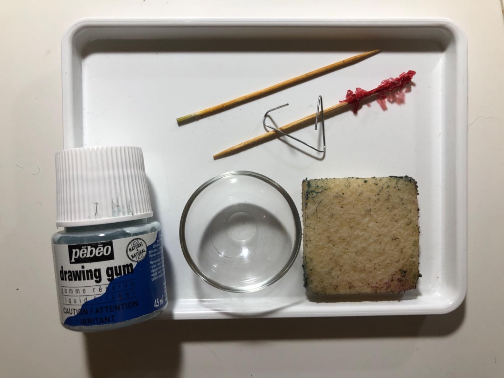 Pebeo Easy Peel Liquid Latex Masking Fluid - Drawing Gum - Dries Quickly - For Ink - Watercolor - Gouache Painting & Illustration - Fine Arts & Crafts Supplies - 250ml Bottle customer photo 2