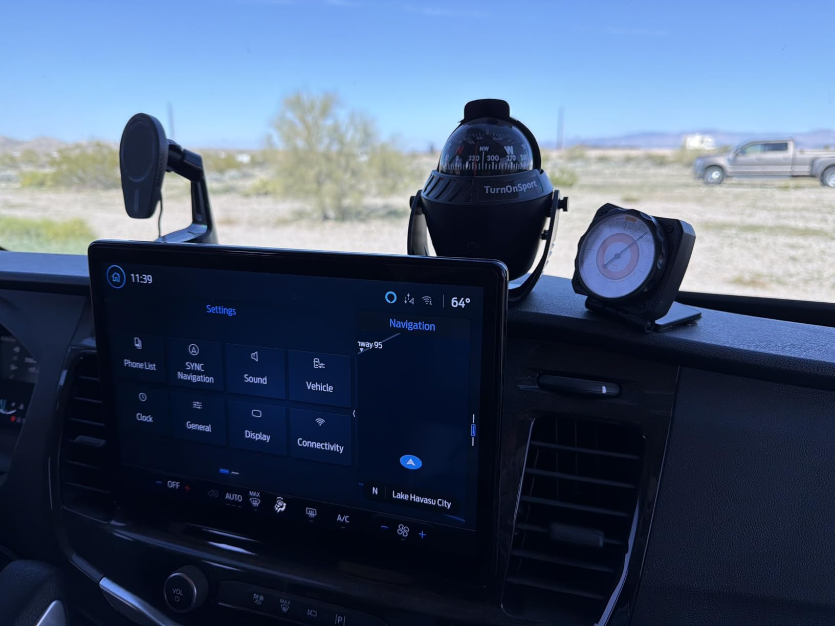 Sun Company AltiLINQ - Dashboard Altimeter and Barometer for Car and Truck customer photo 1