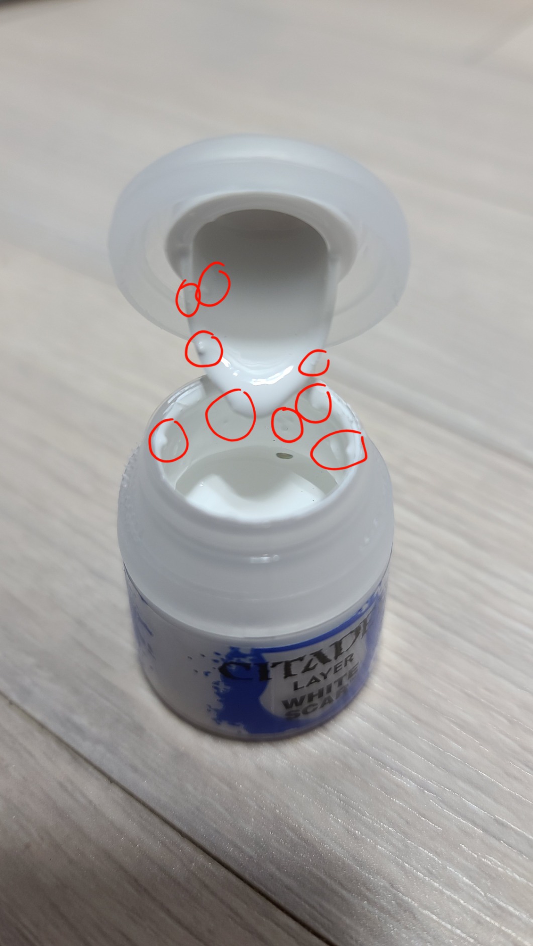 Games Workshop - Citadel Colour Layer: White Scar (12ml) Paint customer photo 2