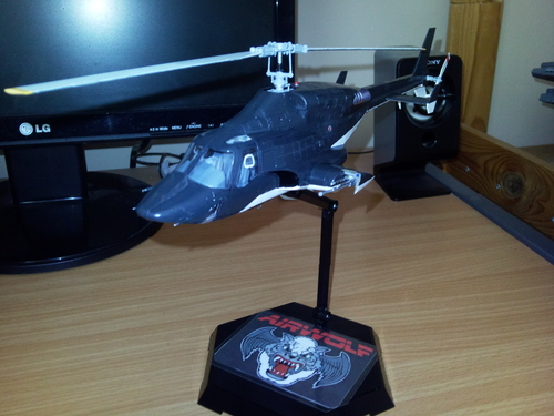 Aoshima AOS05590 1:48 Airwolf Helicopter Model KIT - Plastic Model Building Kit # 5590 customer photo 1