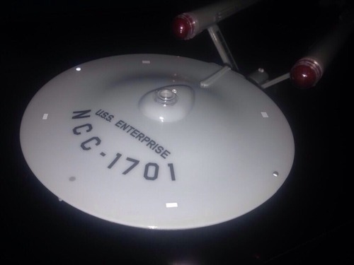 Skill 2 Model Kit Star Trek U.S.S. Enterprise and S.S. Botany Bay The Original Series Space Seed Edition Snap-Together 1/1000 Scale Model by Polar Lights customer photo 1