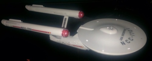 Skill 2 Model Kit Star Trek U.S.S. Enterprise and S.S. Botany Bay The Original Series Space Seed Edition Snap-Together 1/1000 Scale Model by Polar Lights customer photo 2