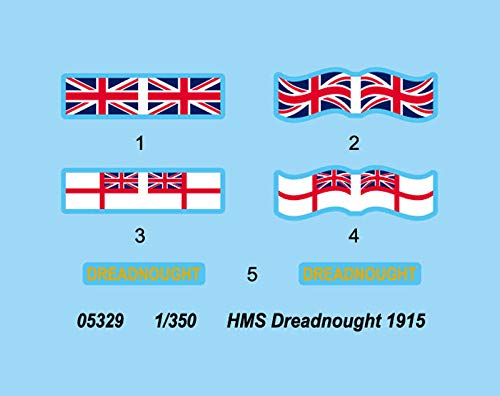 Trumpeter HMS Dreadnought WWI British Batteship 1915 (1/350 Scale) customer photo 2