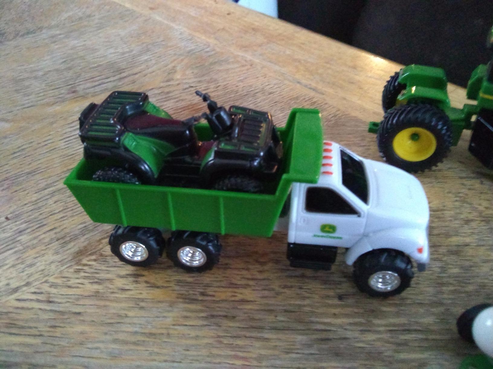 TOMY John Deere Die-Cast Farm Toys Playset - 1:64 Scale - Includes Farm Animals, Machine Shed, Toy Tractors, Toy Trucks, and Farm Tools - 70 Count - 8 Years and Up customer photo 2