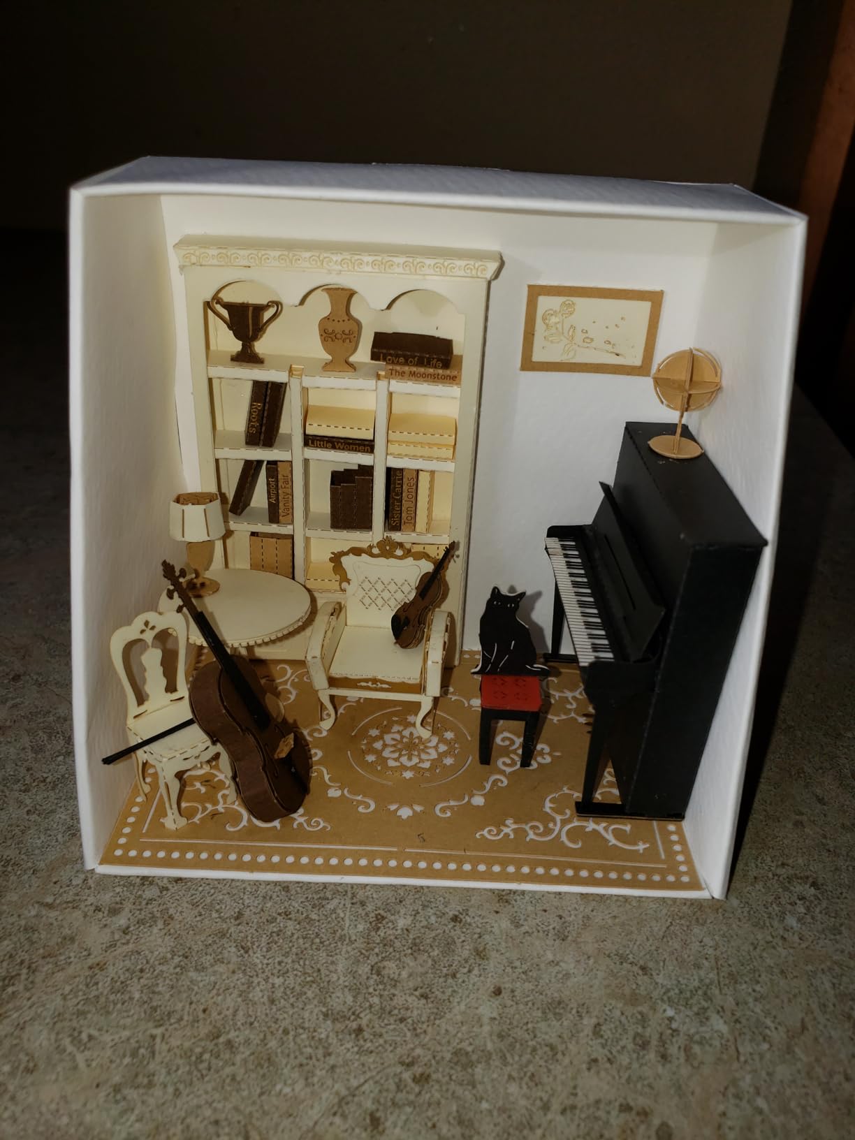 Paper Nano Music Room Building Kit customer photo 2