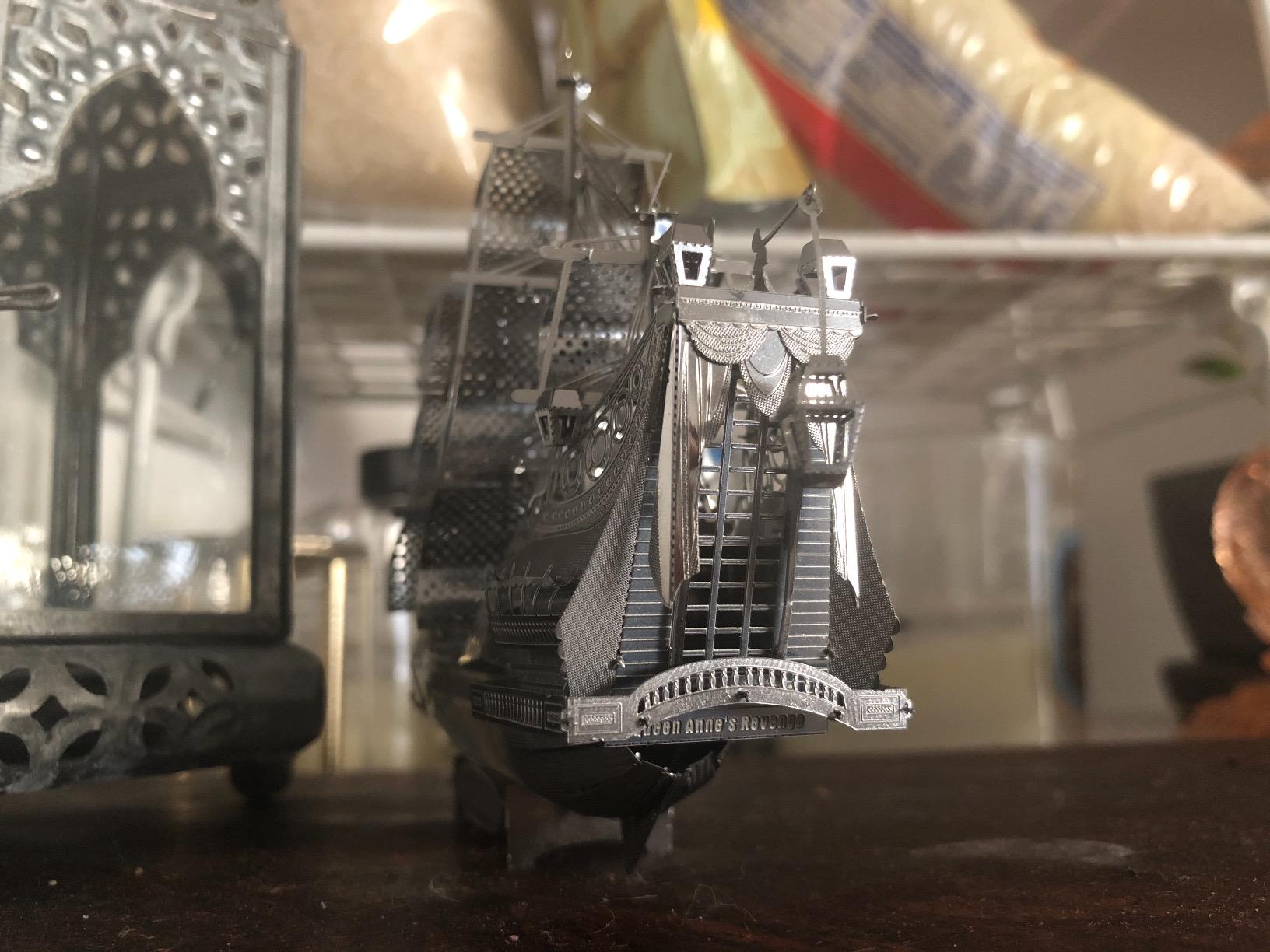 Fascinations Metal Earth Premium Series Queen Anne's Revenge 3D Metal Model customer photo 1