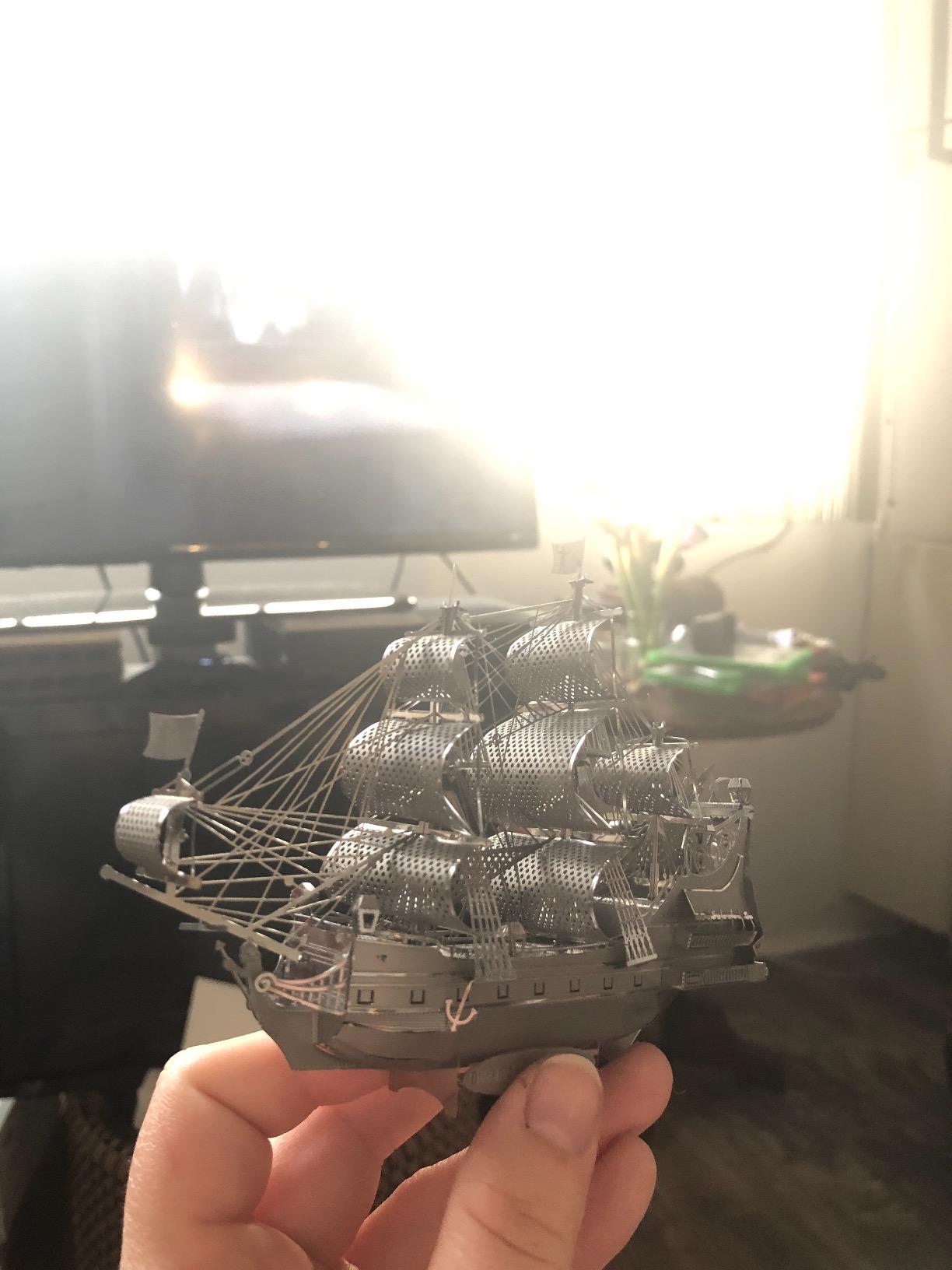 Fascinations Metal Earth Premium Series Queen Anne's Revenge 3D Metal Model customer photo 2