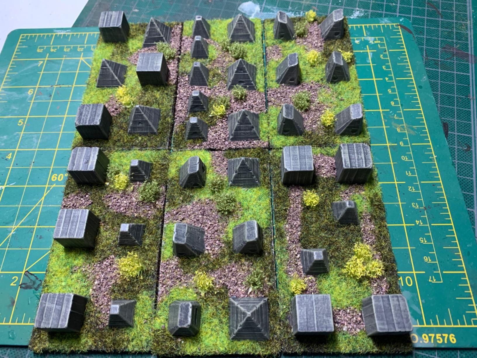 Warlord Bolt Action Anti-Tank Obstacles 1:56 WWII Military Wargaming Diorama Plastic Model Kit, Small customer photo 1