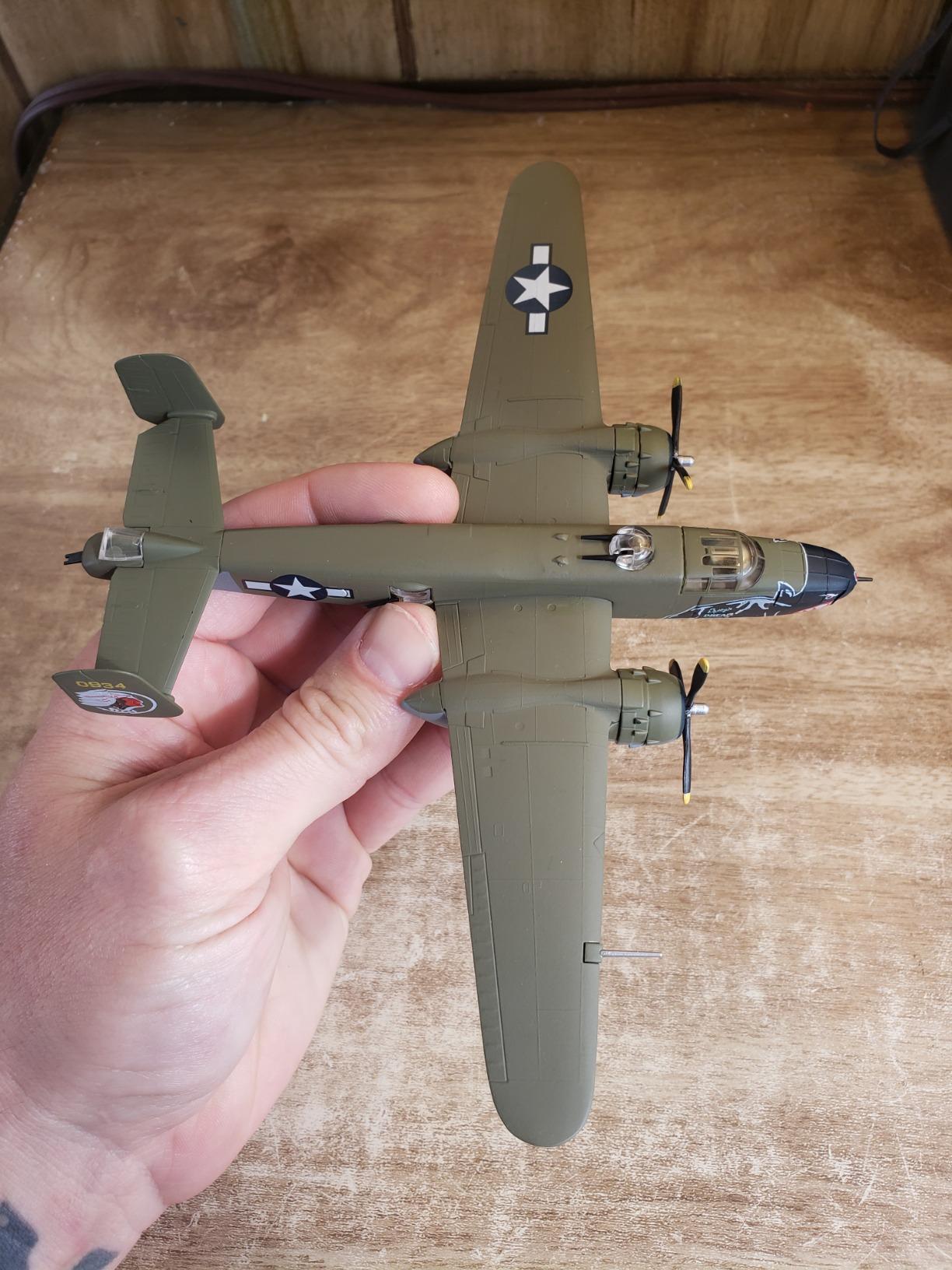 Daron Postage Stamp USAF B-25J Mitchell Betty's Dream Vehicle (1/100 Scale),unisex-children customer photo 1