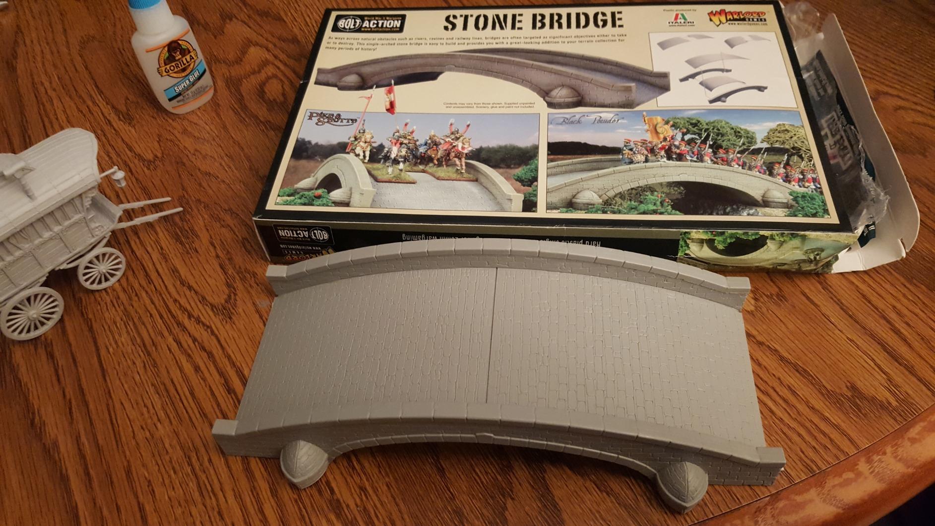 Warlord Bolt Action Stone Wall 1:56 WWII Military Wargaming Diorama Plastic Model Kit, Small customer photo 1