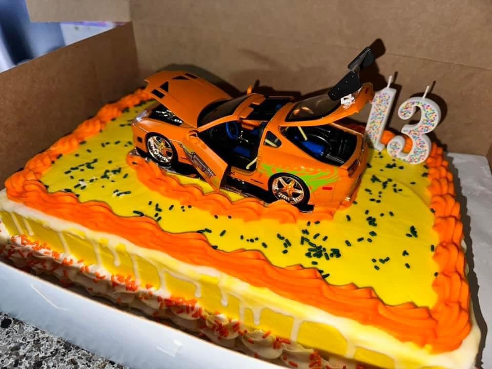 Jada Toys Fast & Furious 1:24 Brian's Toyota Supra Die-cast Car, Toys for Kids and Adults, Orange (97168) customer photo 2