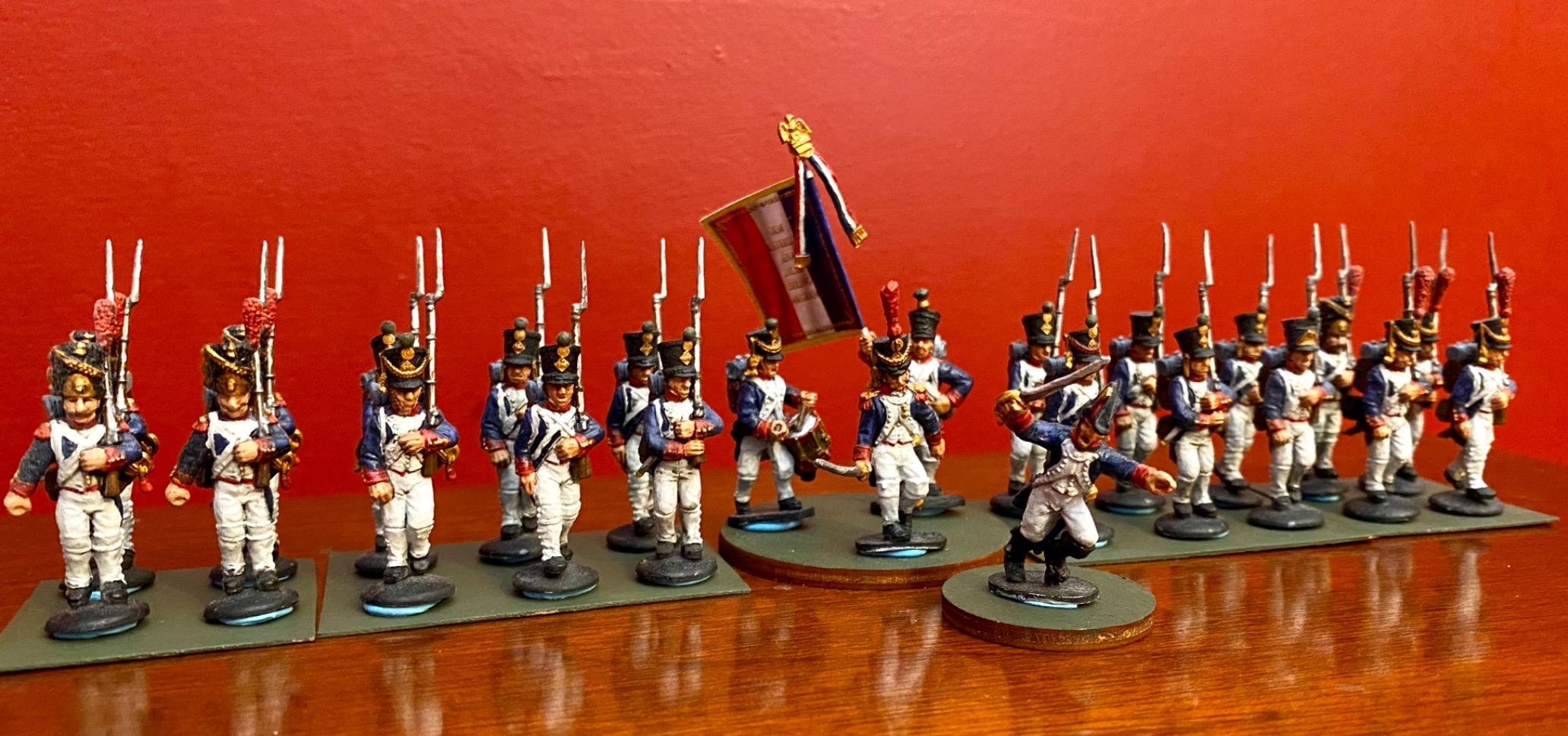 Warlord Black Powder Napoleonic French Line Infantry 1789-1815 1:56 Tabletop Miniatures - Plastic Paintable Miniature 1700-1900 Soldiers Set, Unpainted Table Top 28mm Military Minifigures for Adults customer photo 1