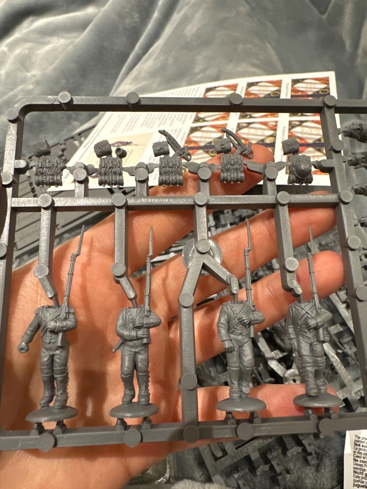 Warlord Black Powder Napoleonic French Line Infantry 1789-1815 1:56 Tabletop Miniatures - Plastic Paintable Miniature 1700-1900 Soldiers Set, Unpainted Table Top 28mm Military Minifigures for Adults customer photo 2