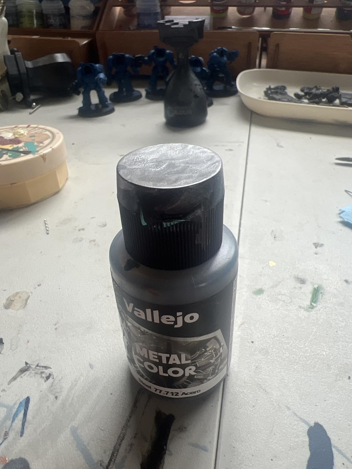 Metal Color | Dark Aluminium 32 ml (1.08 fl.oz.) | Faithfully Reproduce Different Metallic Finishes customer photo 1