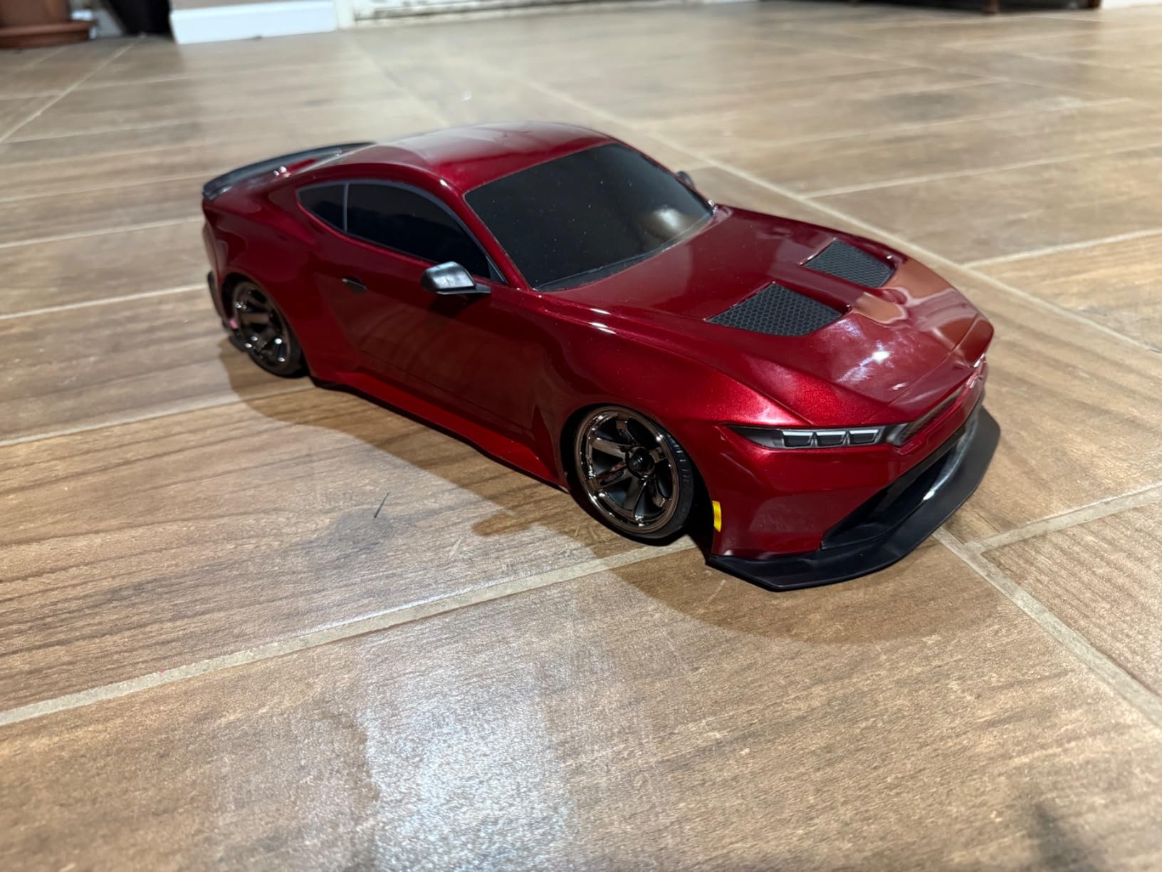GoolRC 4PCS/Set 1/10 Drift Car Tires Hard Tyre Replacement for Traxxas HSP Tamiya HPI Kyosho On-Road Drifting Car (Black) customer photo 1