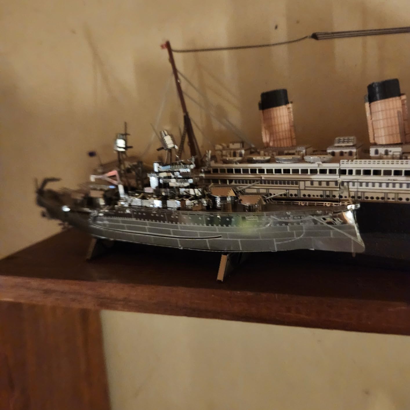 Metal Earth Military USS Arizona Ship 3D Metal Model Kit customer photo 1