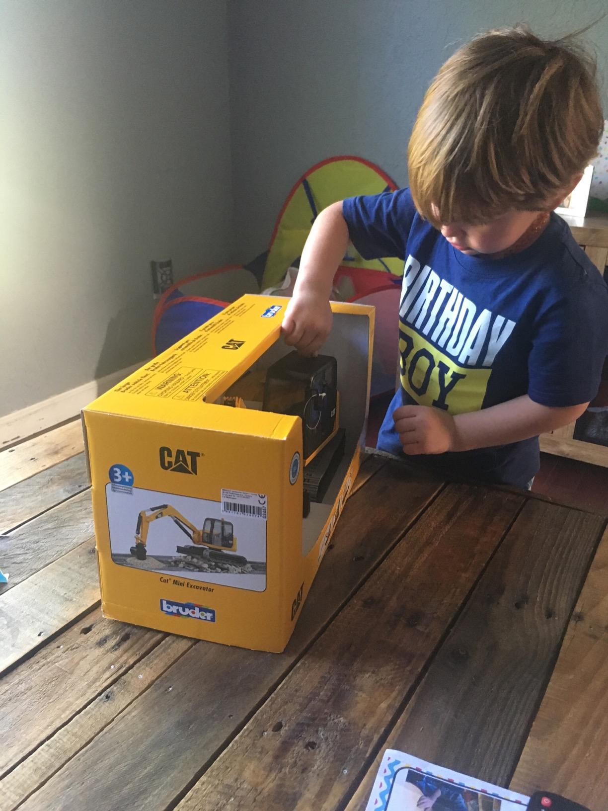 Bruder 02457 CAT Mini Excavator Vehicle Toys for unisex-children customer photo 2