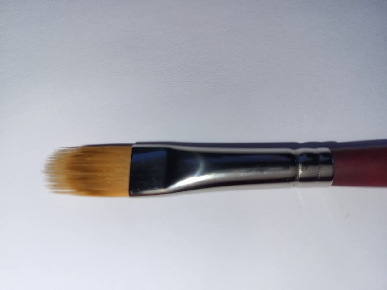 Princeton Velvetouch, Series 3950, Paint Brush for Acrylic, Oil and Watercolor, Filbert Grainer, 3/8 Inch customer photo 1