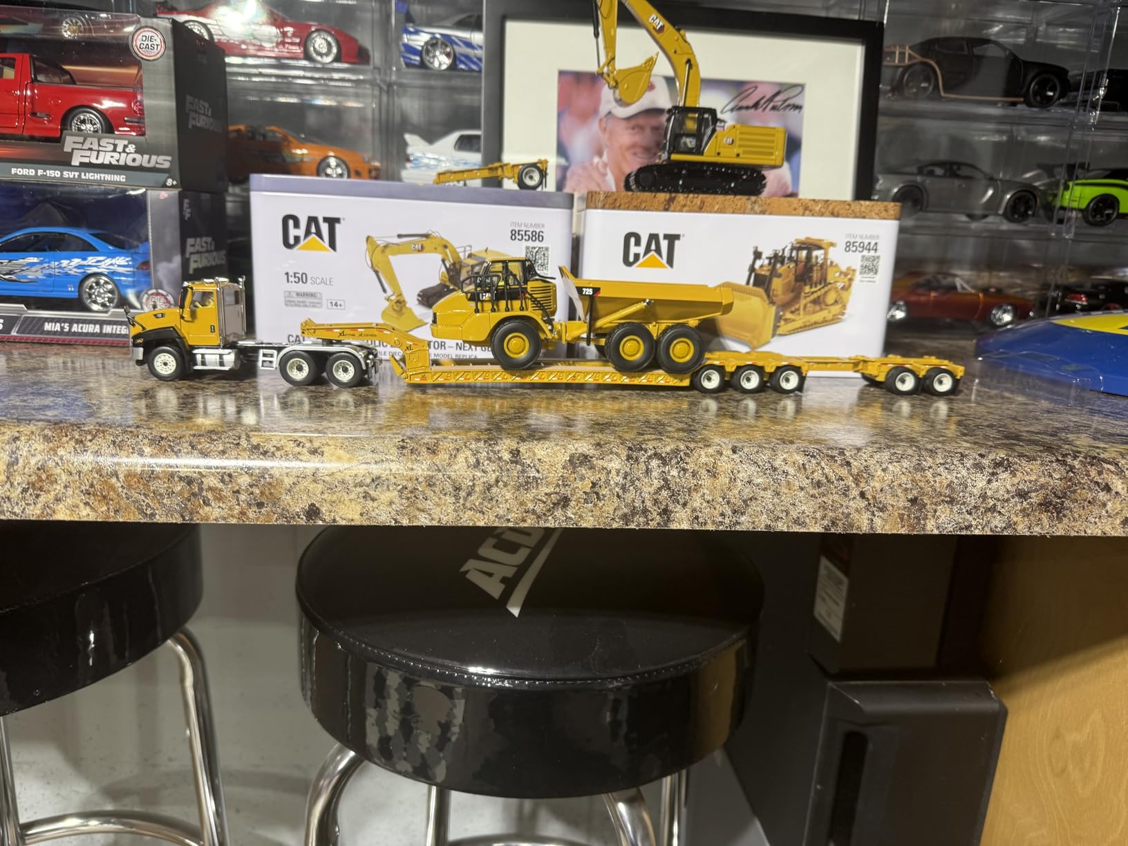 1:50 Scale Caterpillar CT660 Day Cab Tractor & XL120 Lowboy Trailer | Core Classics Series Cat Trucks & Construction Equipment Model 85503C customer photo 1