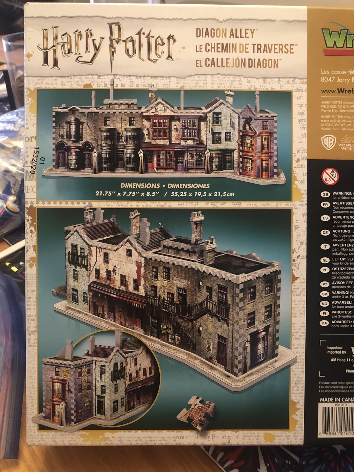 Wrebbit3D Harry Potter 3D Puzzle Model of Hogwarts Express | 460 Jigsaw Puzzle Pieces | Build The Iconic Train and Journey Through The Wizarding World customer photo 2