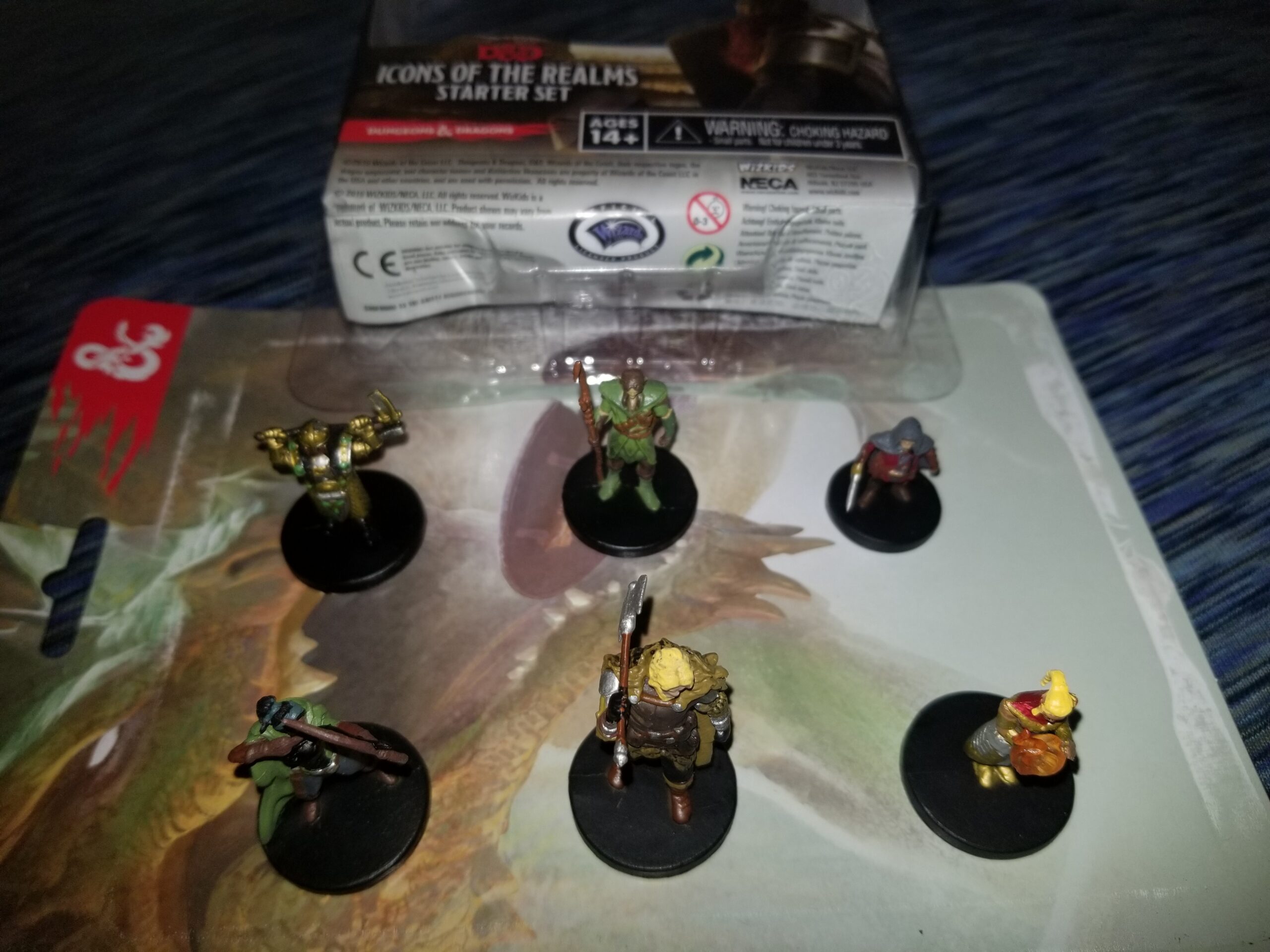 WizKids D&D Icons of the Realms Starter Set, Featuring 5 Returning Figures and 1 New Hero customer photo 2