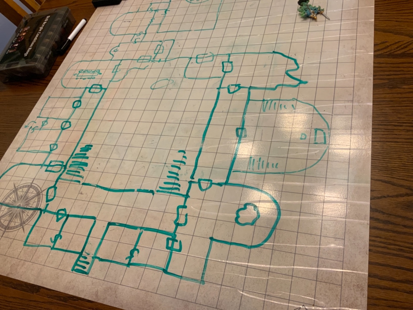 Melee Mats DND Map Starter Set - 24x36, Wet & Dry Erase Battle Terrain Grid for Dungeons and Dragons customer photo 2