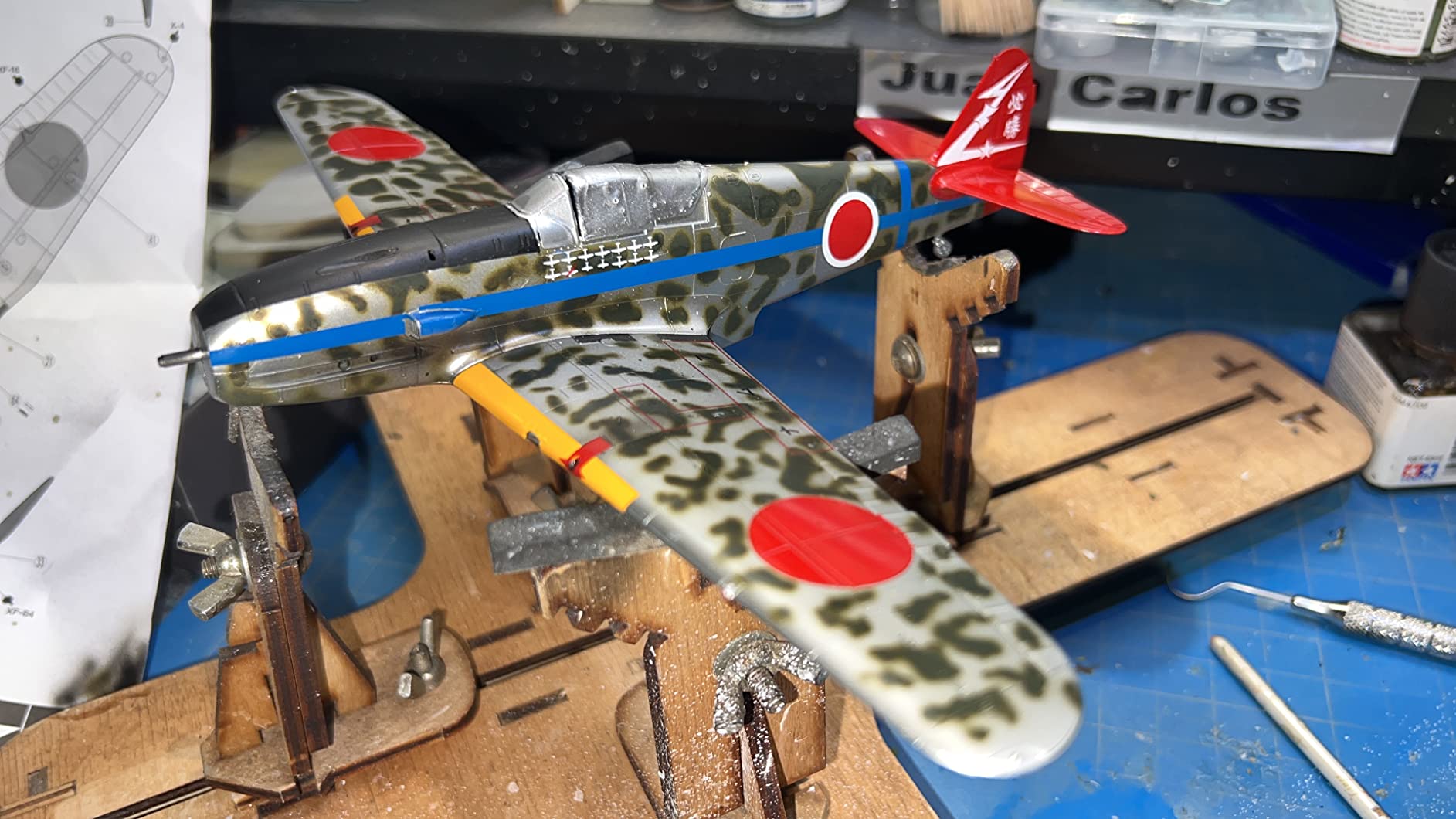 Tamiya 61115 1/48 Kawasaki KI-61-ID Hien (Tony) Plastic Model Airplane Kit customer photo 1