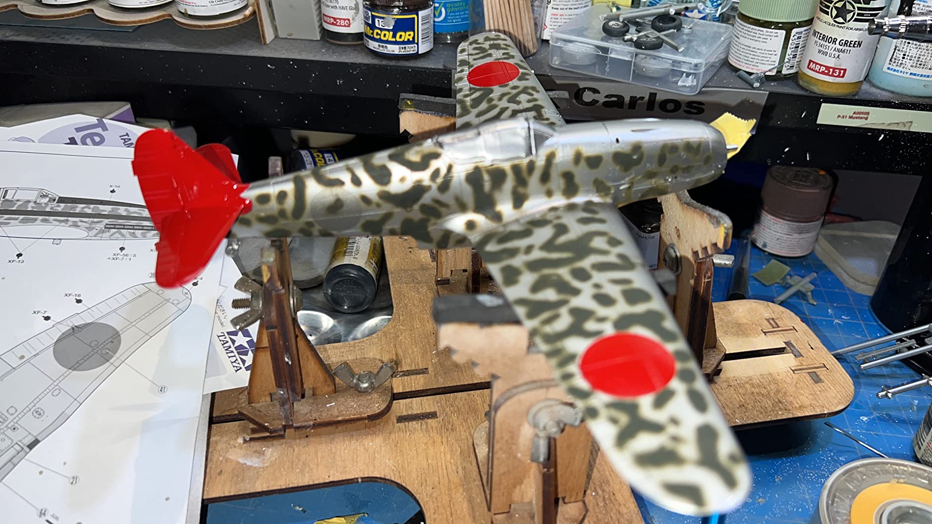 Tamiya 61115 1/48 Kawasaki KI-61-ID Hien (Tony) Plastic Model Airplane Kit customer photo 2