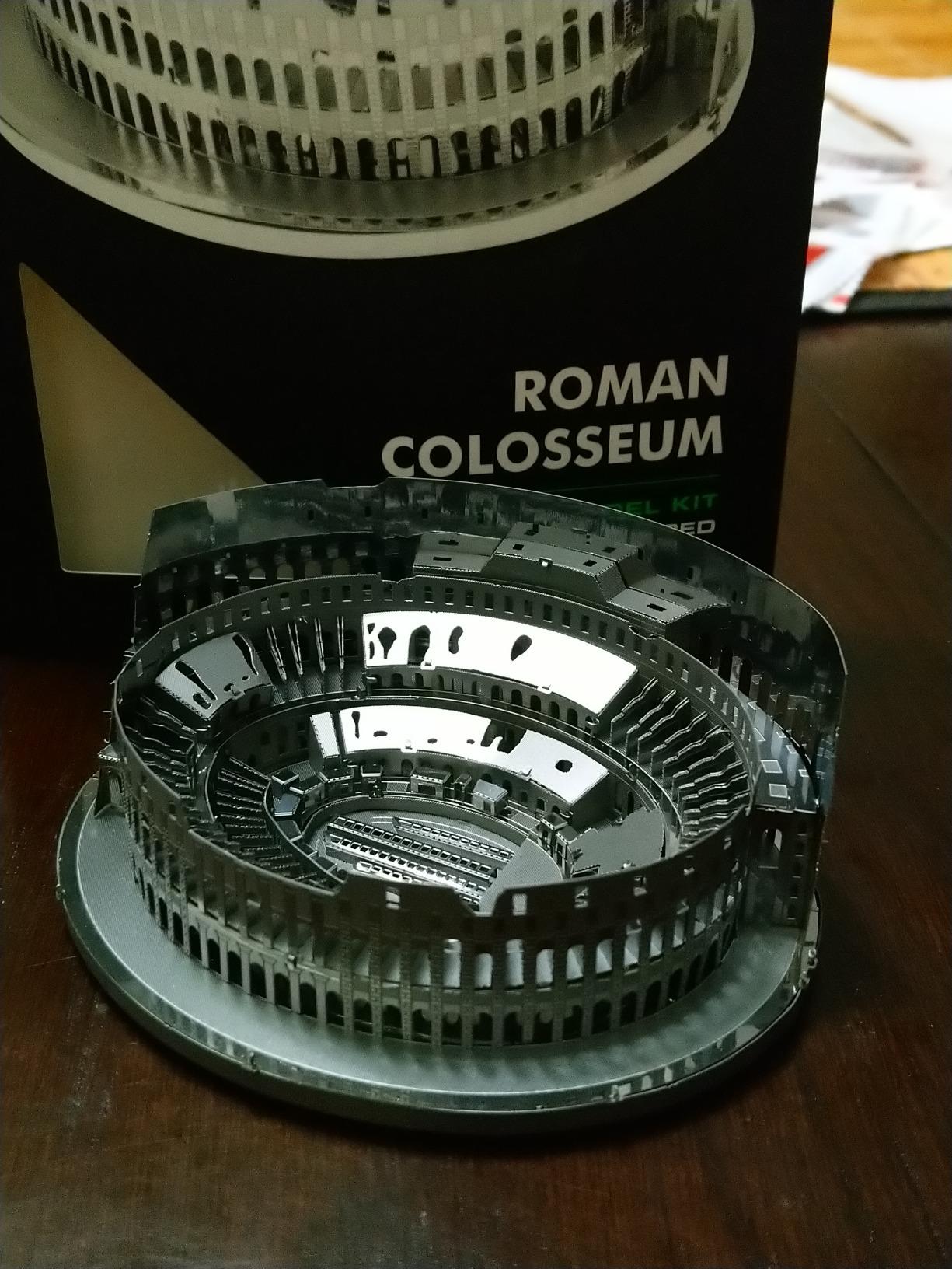 Fascinations Metal Earth Premium Series Roman Colosseum Ruin 3D Metal Model Kit customer photo 2